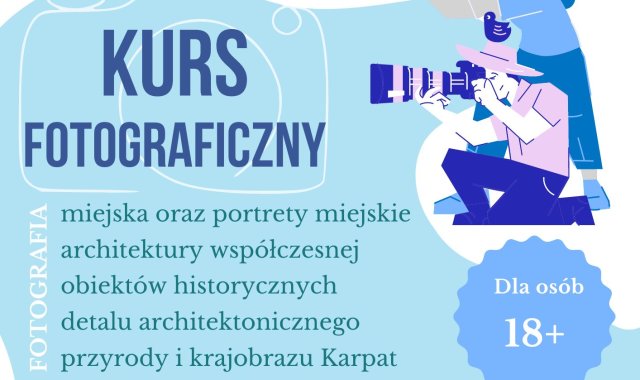 Rejestracja na kurs fotograficzny dla dorosłych