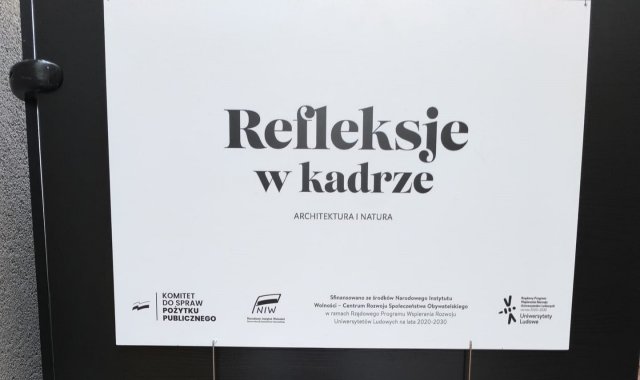 Wernisaż wystawy fotograficznej oraz prezentacja albumu Refleksje w kadrze. Architektura i natura.